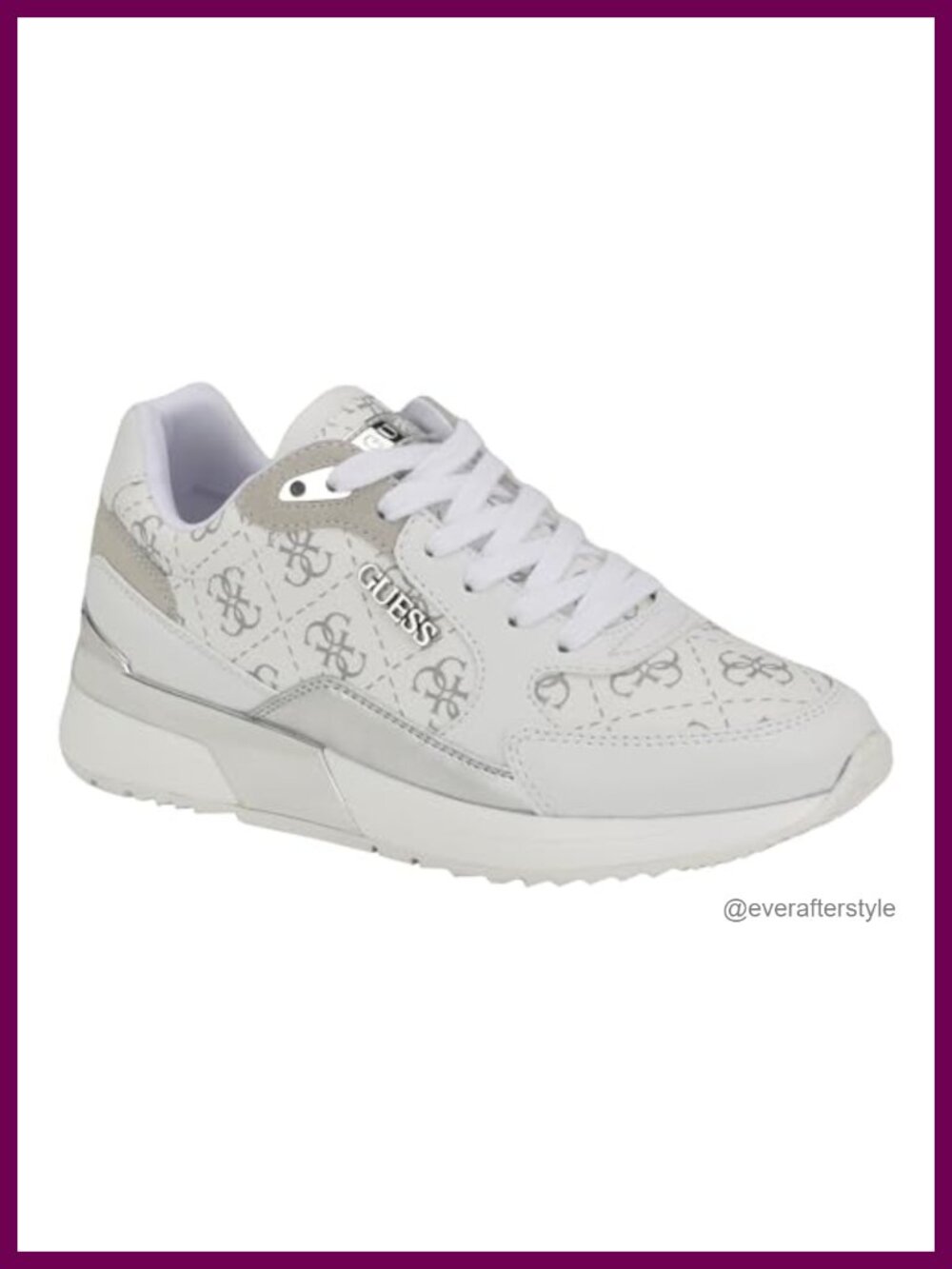 Moxea Women's Athletic Sneaker Lace-Up PU Synthetic Leather Comfort Casual